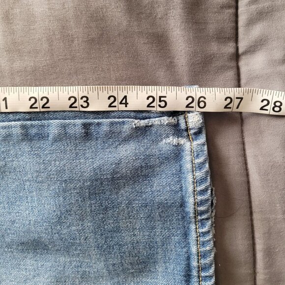 Amo Jeans Womens Size 25 Chloe Crop Medium Wash Button Fly - Picture 11 of 13